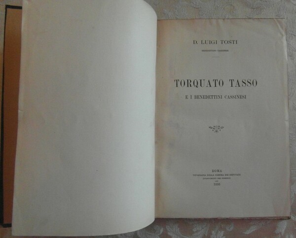 TORQUATO TASSO E I BENEDETTINI CASSINESI.