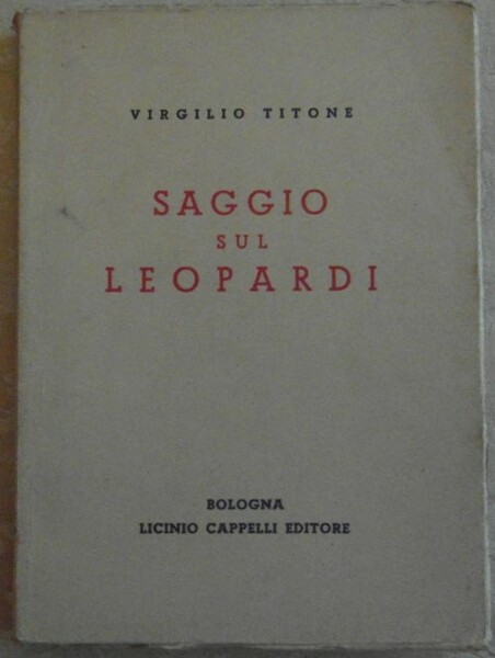 SAGGIO SUL LEOPARDI.