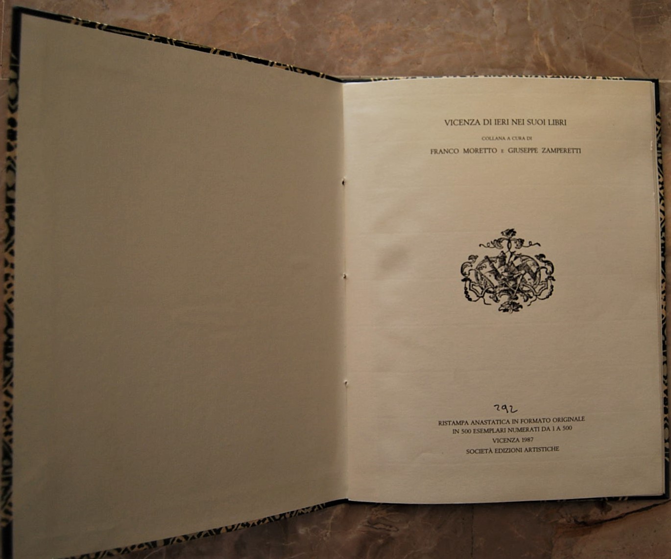 DESCRIZIONE DELL'ARCO TRIONFALE ERETTO NELLA PUBBLICA PIAZZA DI VICENZA LA …