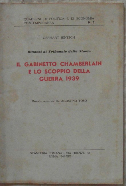 DINANZI AL TRIBUNALE DELLA STORIA. IL GABINETTO CHAMBERLAIN E LO …