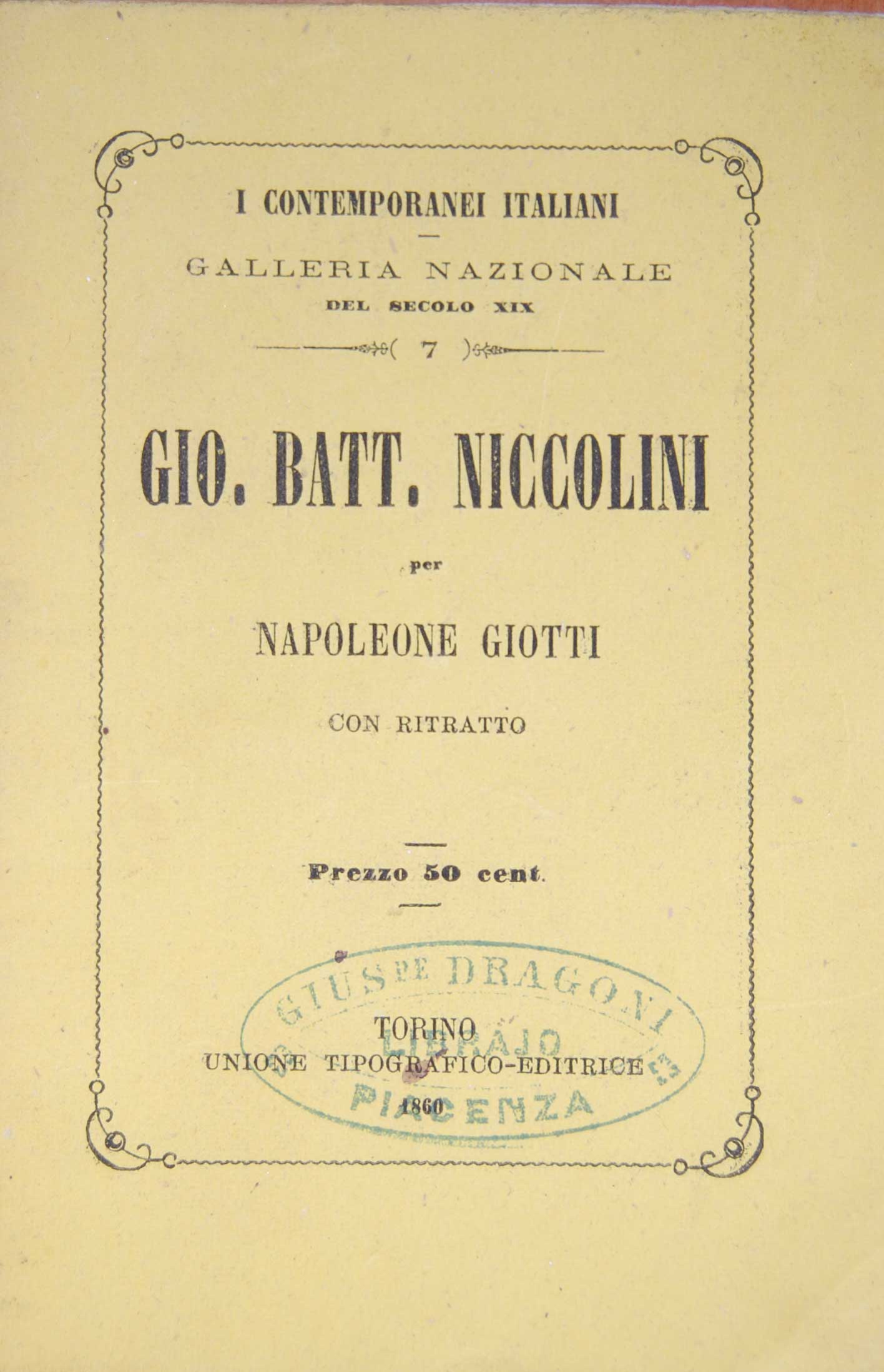 Gio. Battista Niccolini.