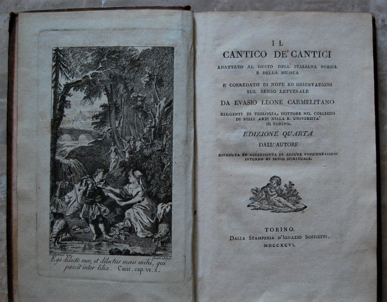 IL CANTICO DE' CANTICI. ADATTATO AL GUSTO DELL'ITALIANA POESIA E …