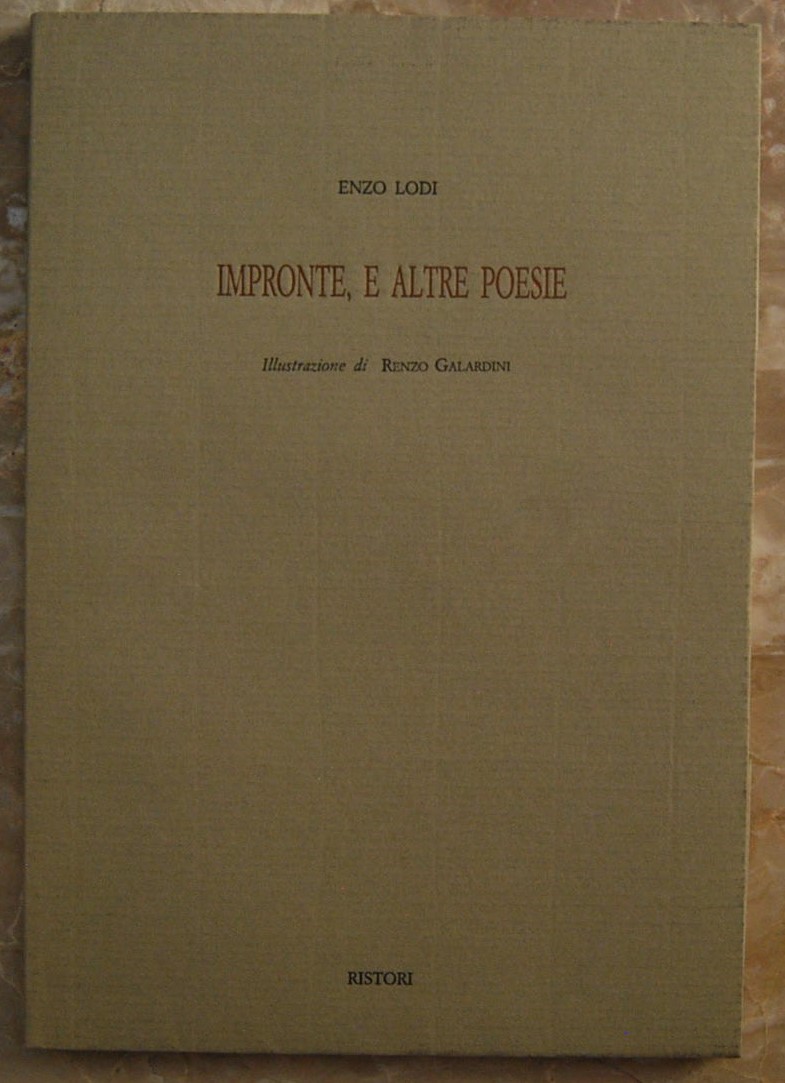 IMPRONTE E ALTRE POESIE.