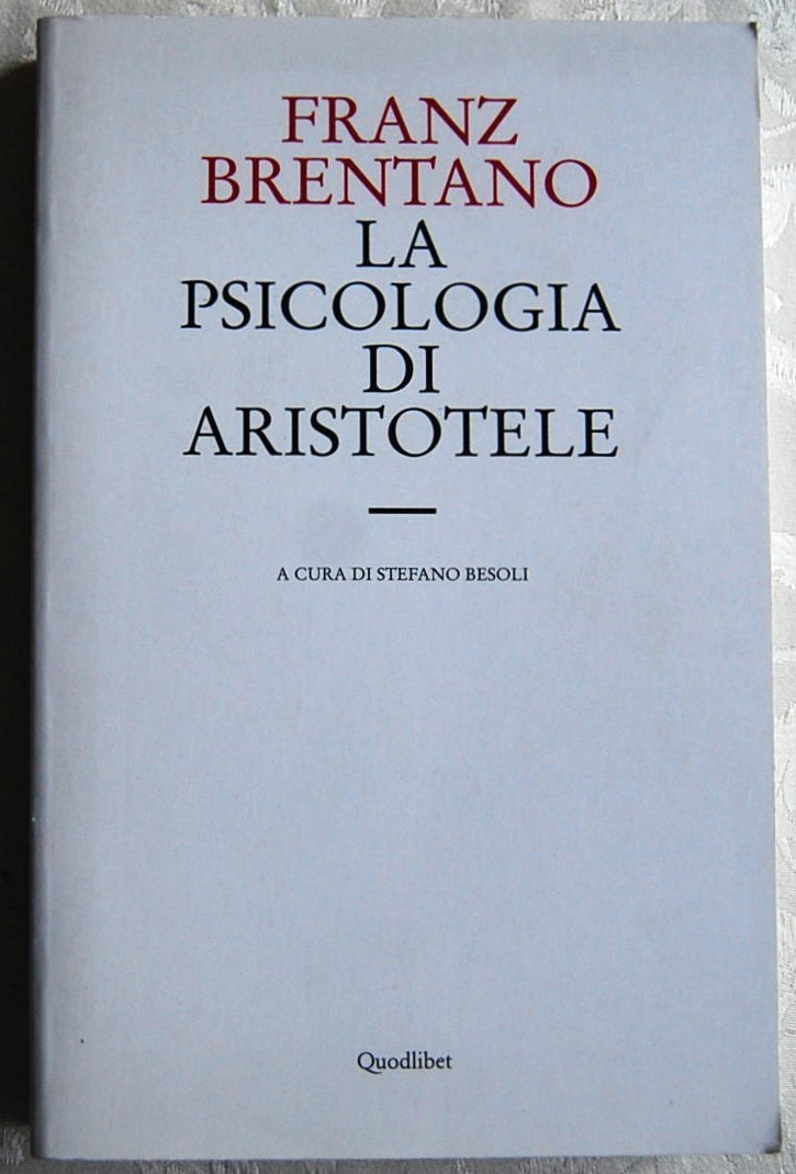 LA PSICOLOGIA DI ARISTOTELE.