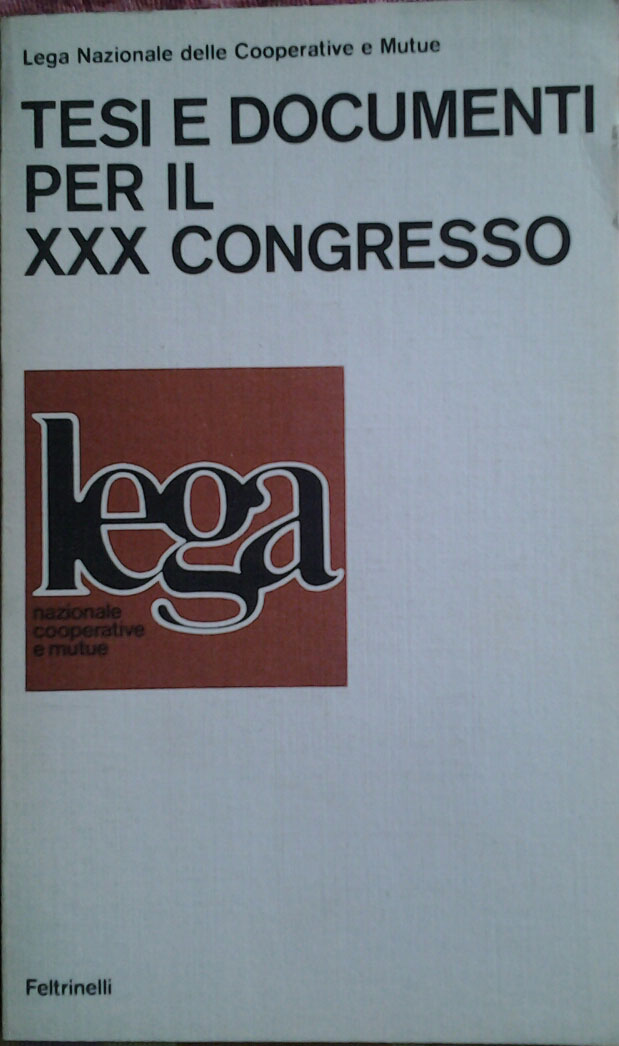 TESI E DOCUMENTI PER IL XXX CONGRESSO.