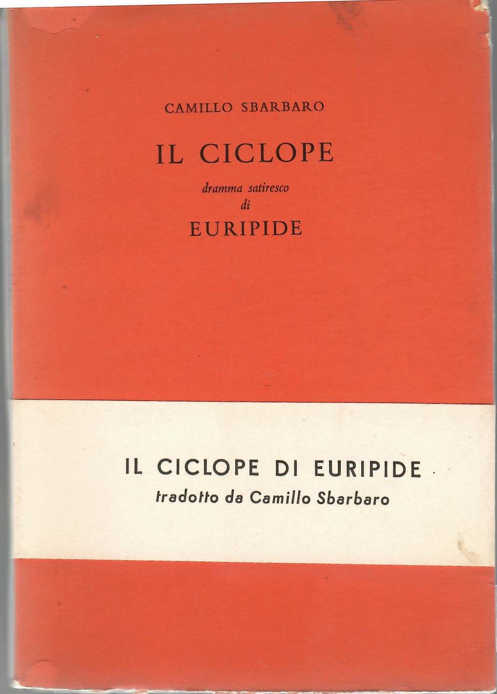 Il Ciclope Dramma Satiresco Di Euripide