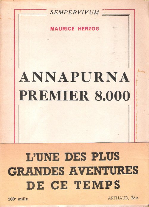 ANNAPURNA premier 8 000 . Complet de sa carte dépliante …