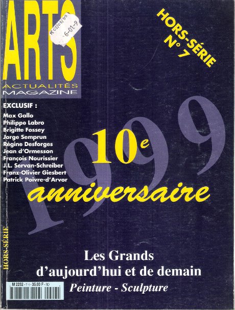 ARTS Actualités Magazine Hors Série n° 7 , Janvier 1999 …