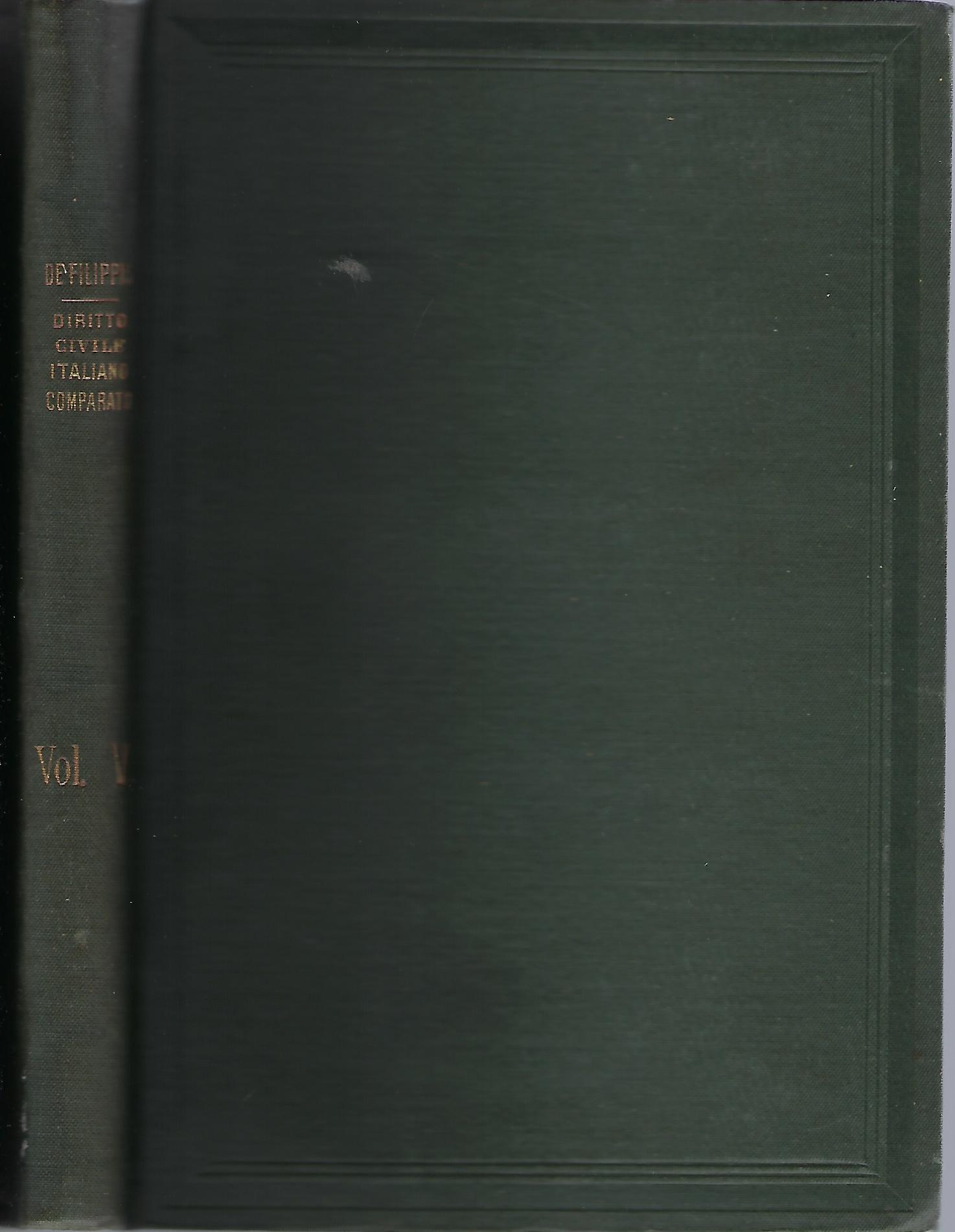"Diritto civile italiano commparato"
