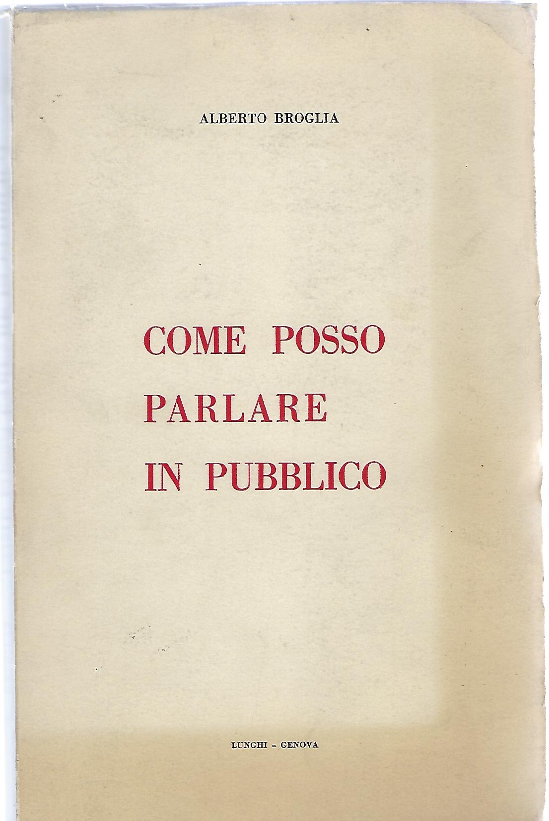 "Come posso parlare in pubblico"