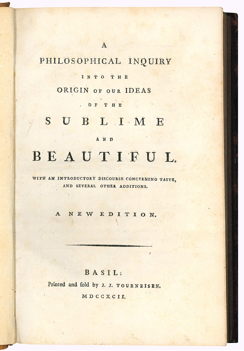 A philosophical inquiry into the origin of our ideas of …