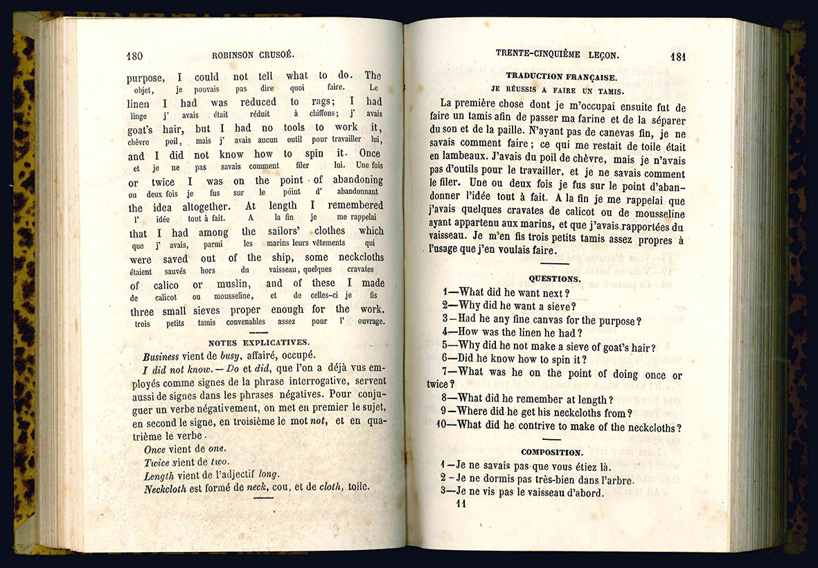 Abrégé de la vie et des aventures de Robinson Crusoé …