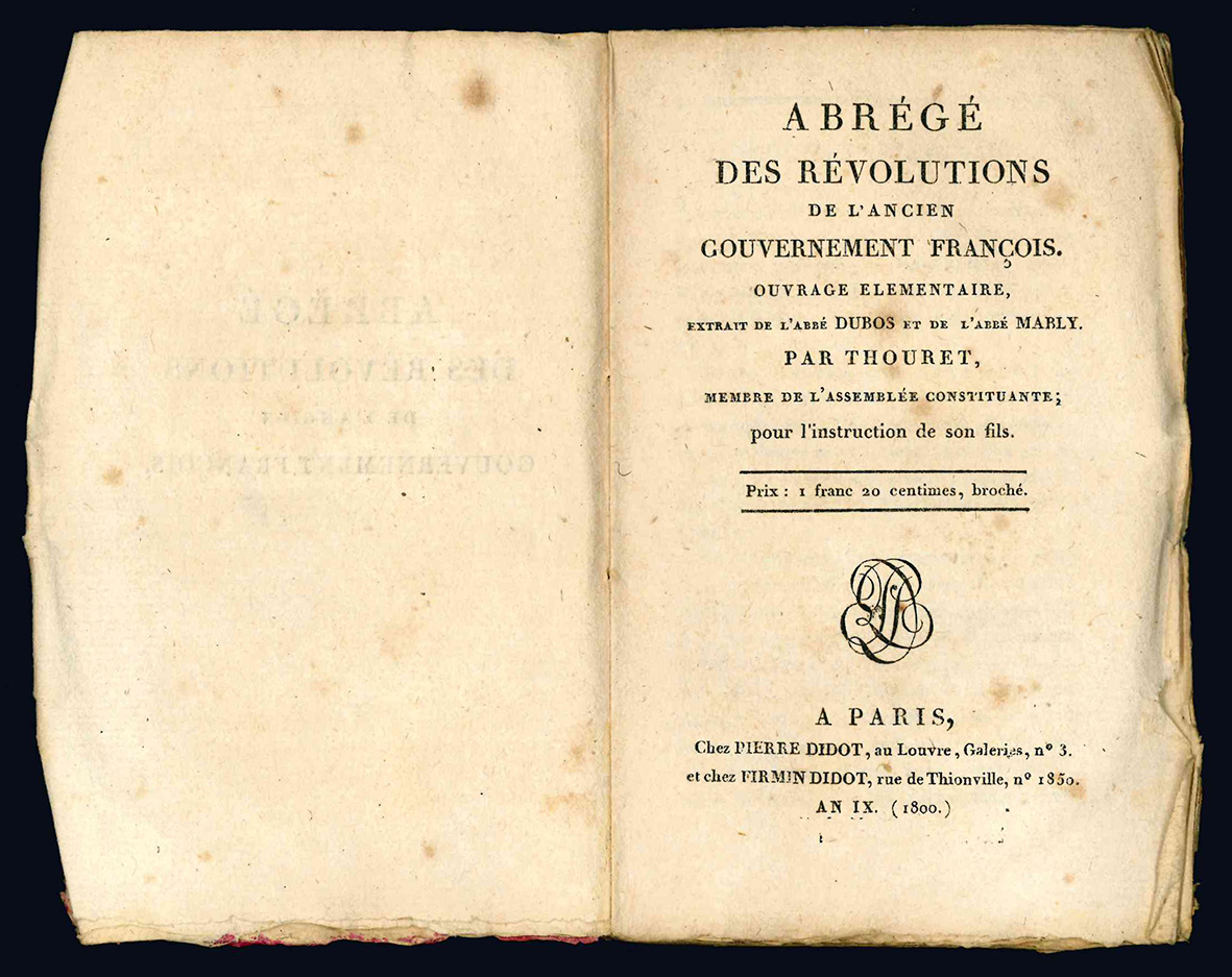 Abrégé des révolutions de l'ancien gouvernement françois.Ouvrage elementaire, extrait de …