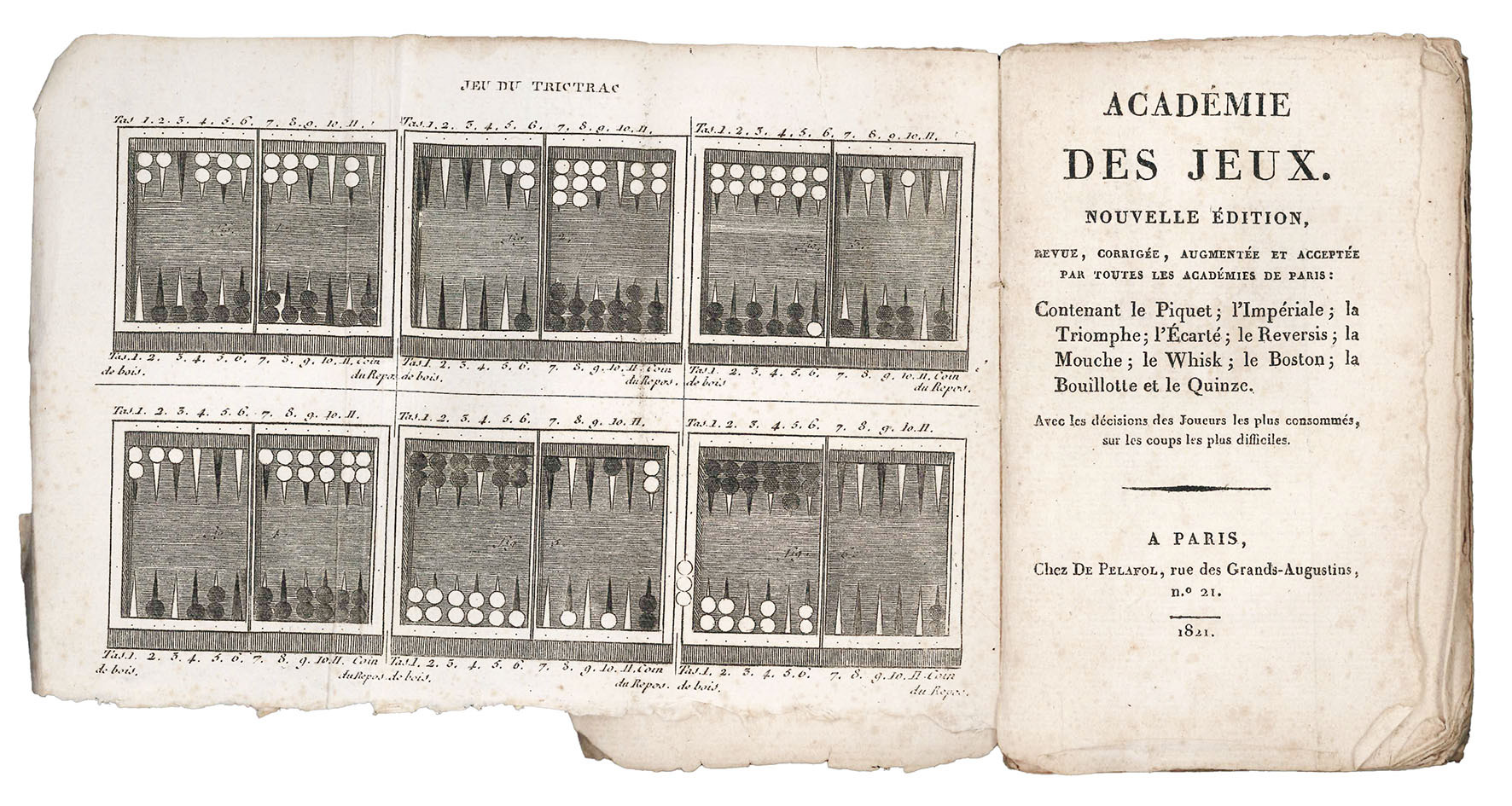 Académie des jeux. Nouvelle édition, revue, corrigée, augmentée et acceptée …