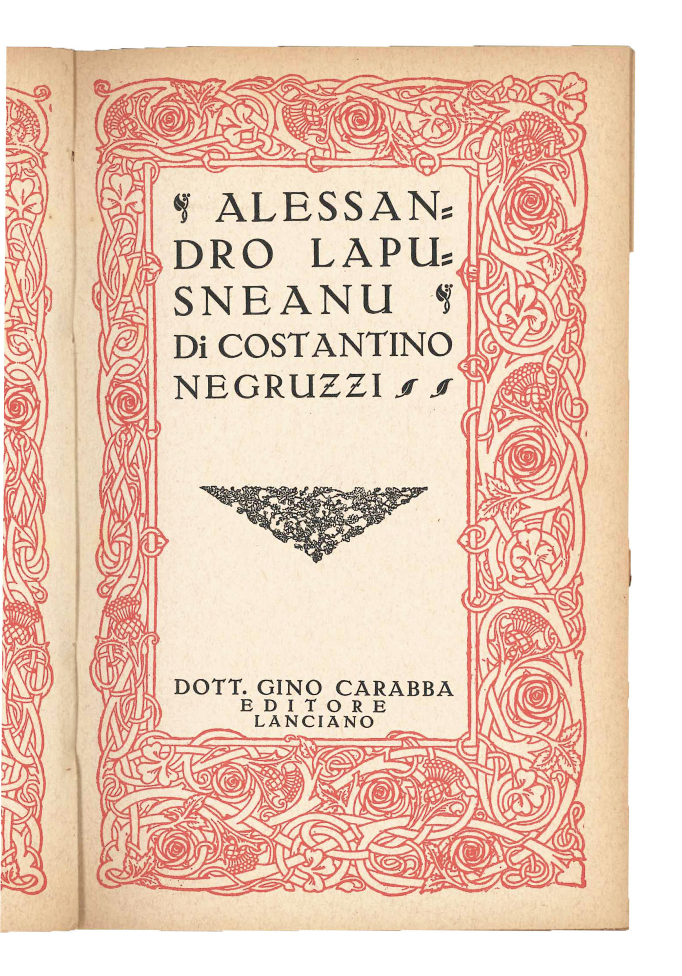 Alessandro Lapusneanu.