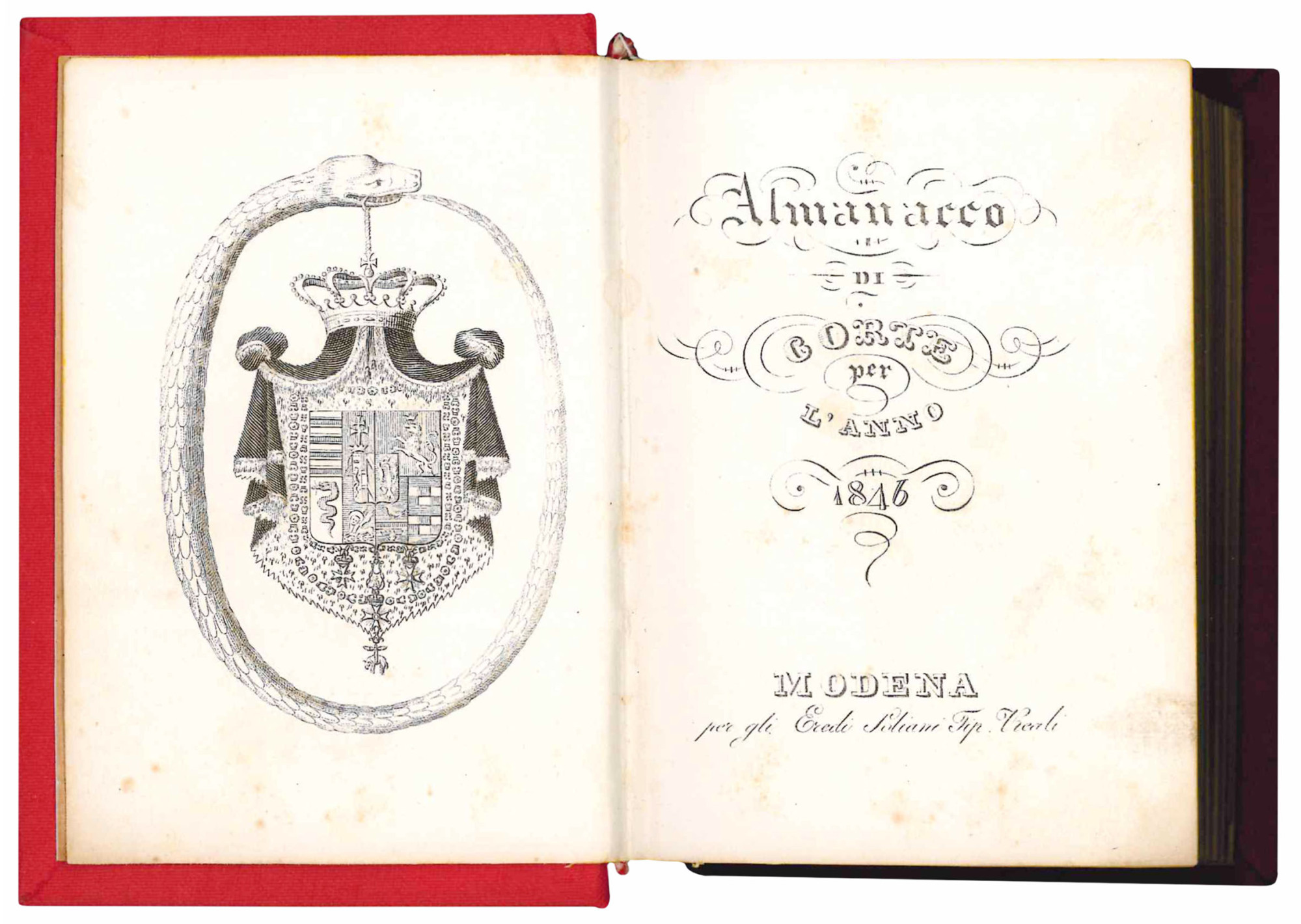 Almanacco di Corte per l'anno 1846.