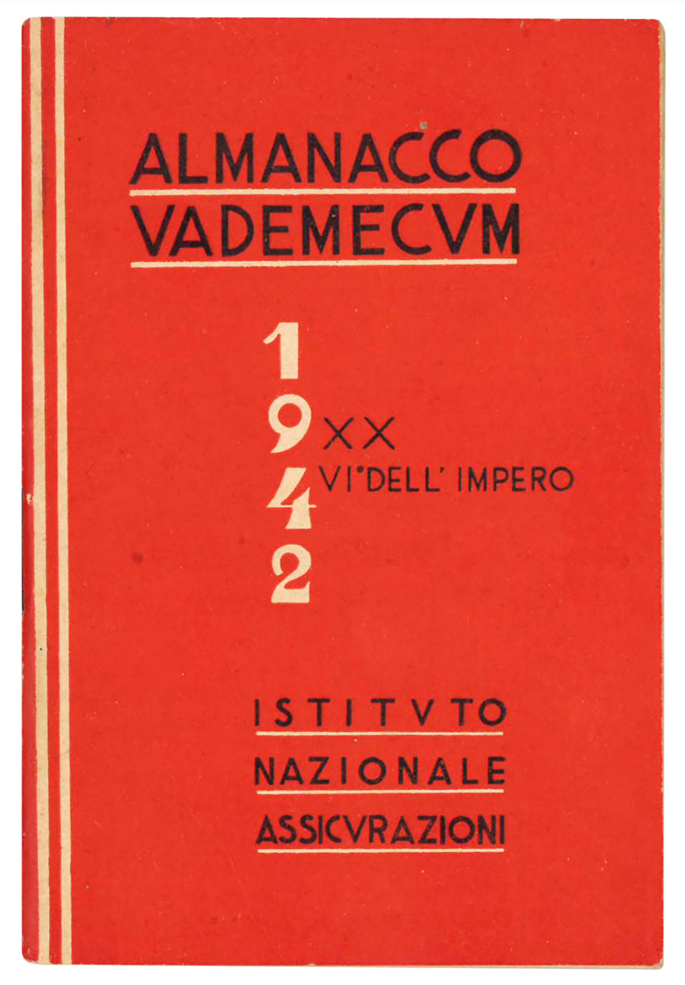 Almanacco vademecum 1942 - XXVI^ dell'Impero.