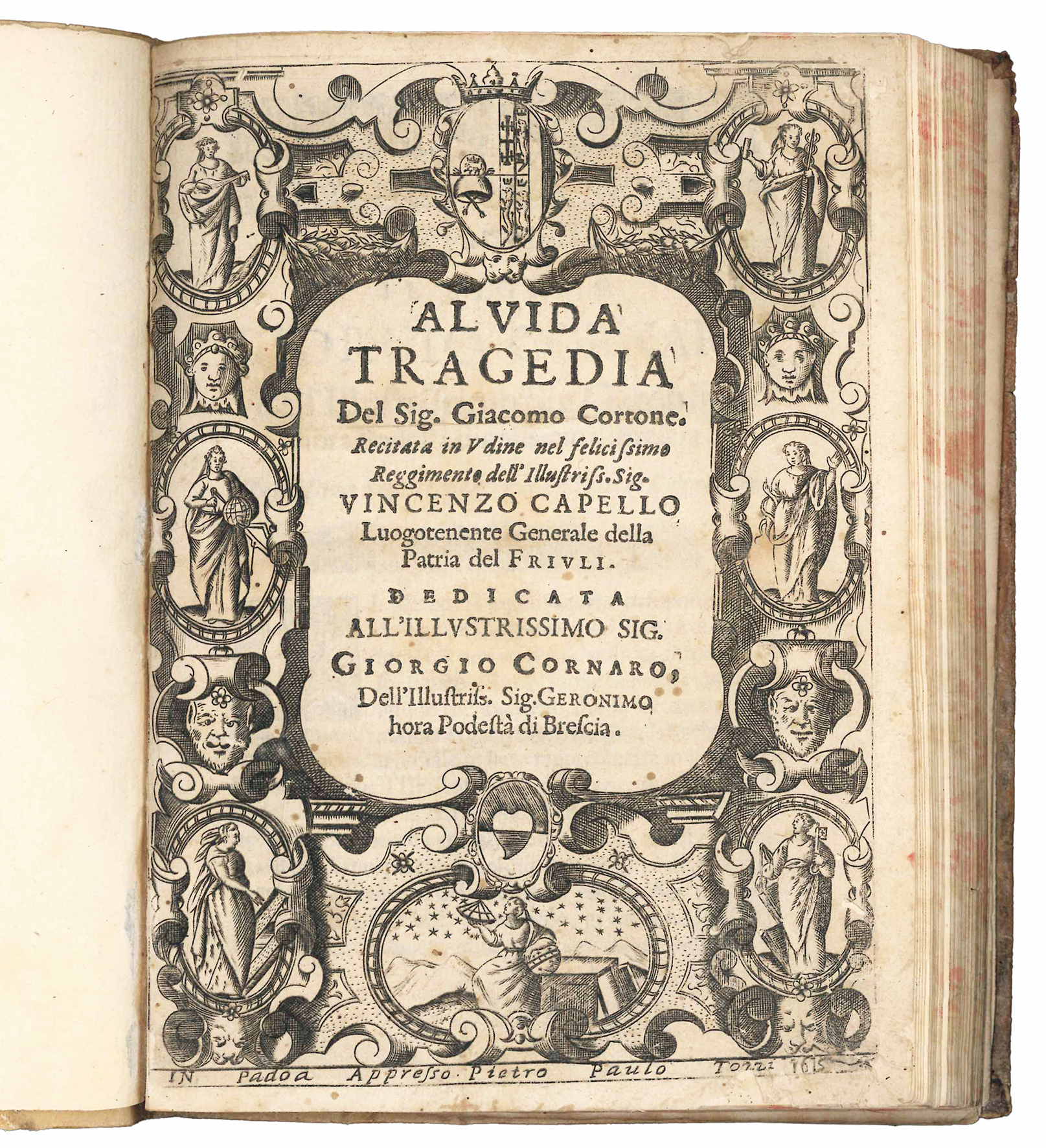 Alvida tragedia del Sig. Giacomo Cortone. Recitata in Udine nel …