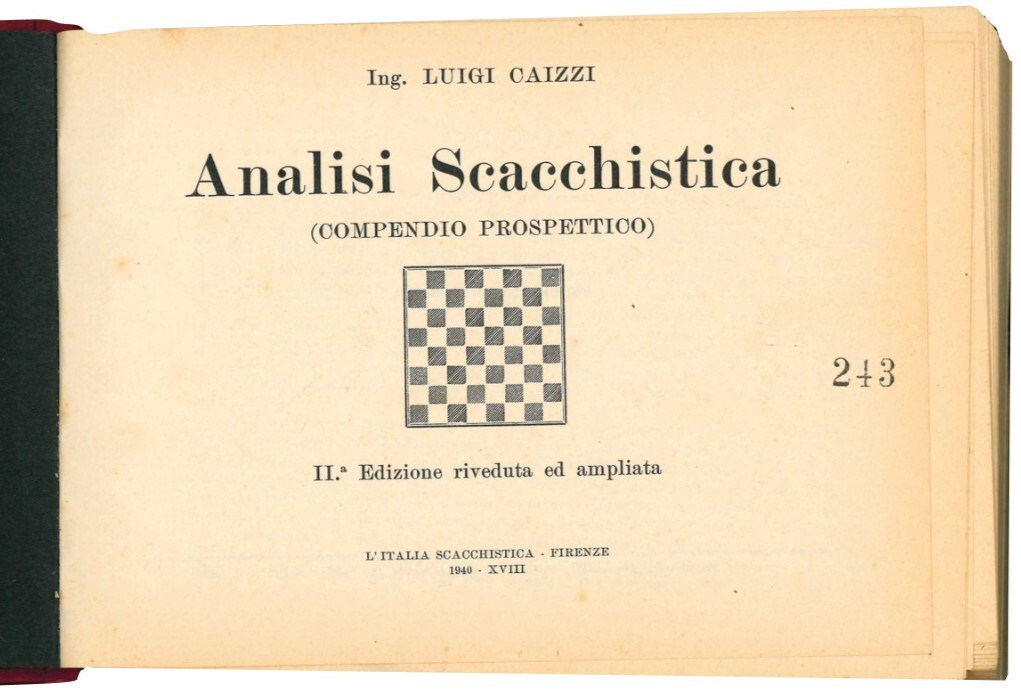 Analisi scacchistica. Compendio prospettico: parte 1, Fase iniziale delle partite; …
