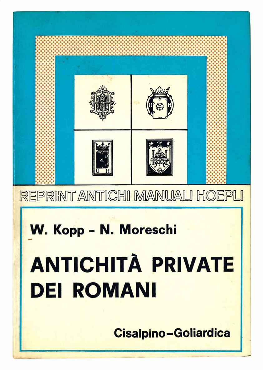 Antichità private dei romani.