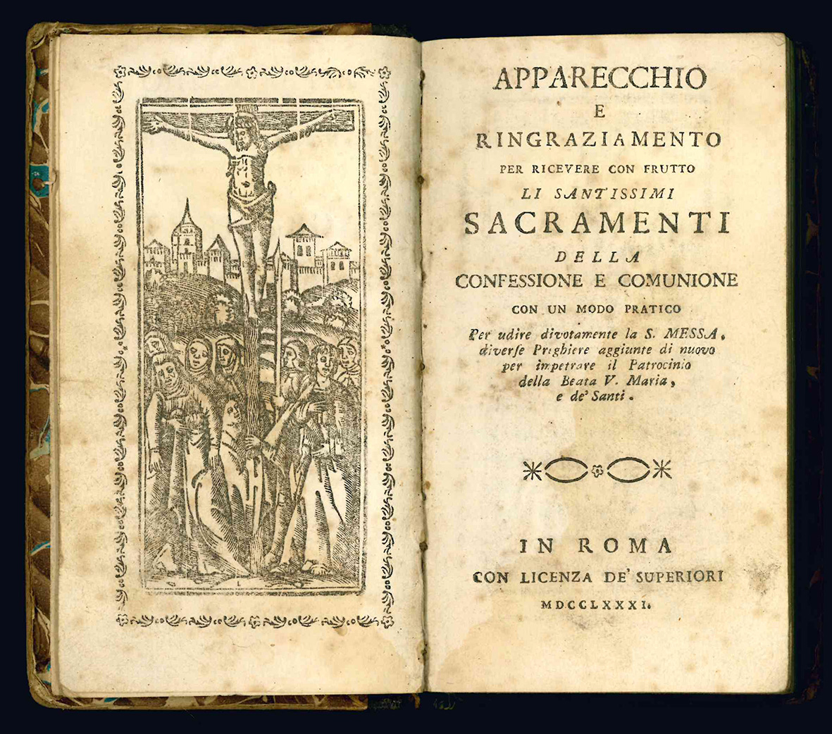 Apparecchio e ringraziamento per ricevere con frutto li Santissimi Sacramenti …