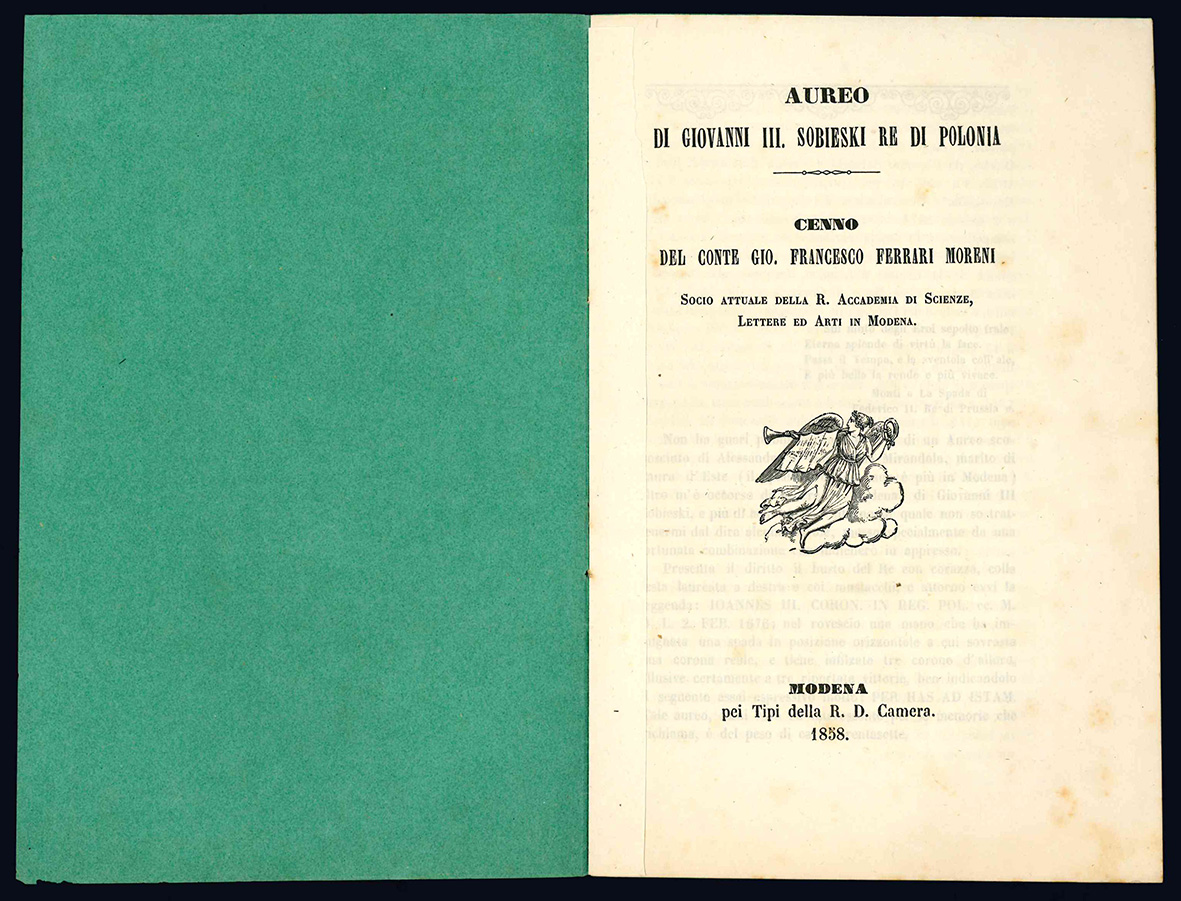 Aureo di Giovanni III. Sobieski re di Polonia. Cenno del …