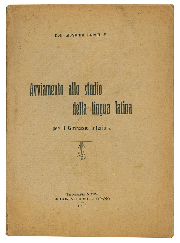 Avviamento allo studio della lingua latina per il Ginnasio Inferiore.