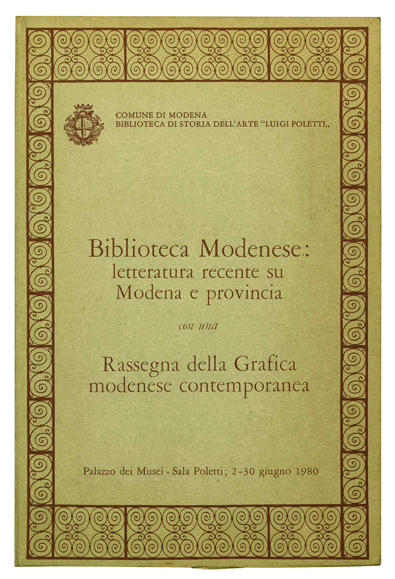 Biblioteca Modenese: letteratura recente su Modena e provincia con una …