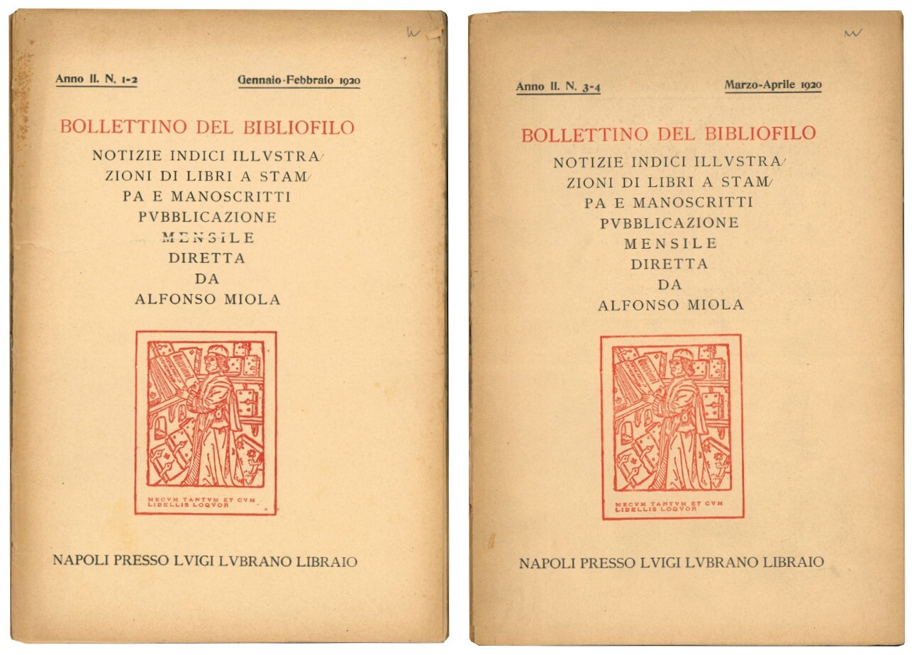 Bollettino del bibliofilo: notizie, indici, illustrazioni di libri a stampa …