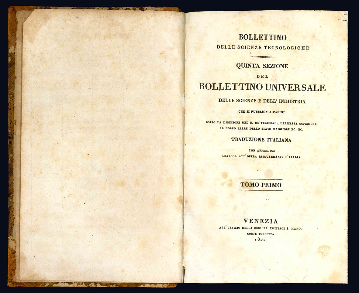 Bollettino delle scienze tecnologiche. Quinta sezione del bollettino universale delle …
