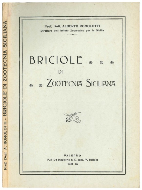 Briciole di Zootecnia Siciliana.