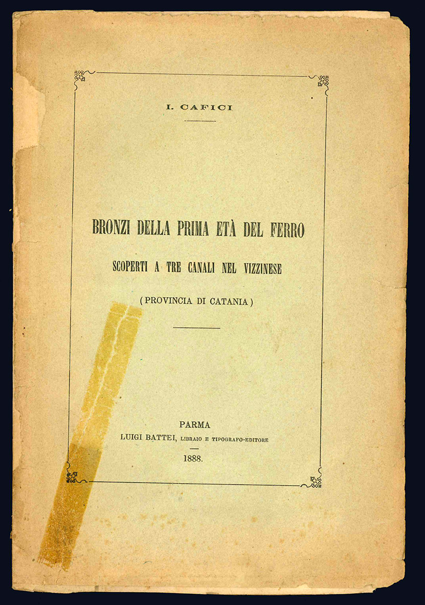 Bronzi della prima eta del ferro scoperti a Tre Canali …