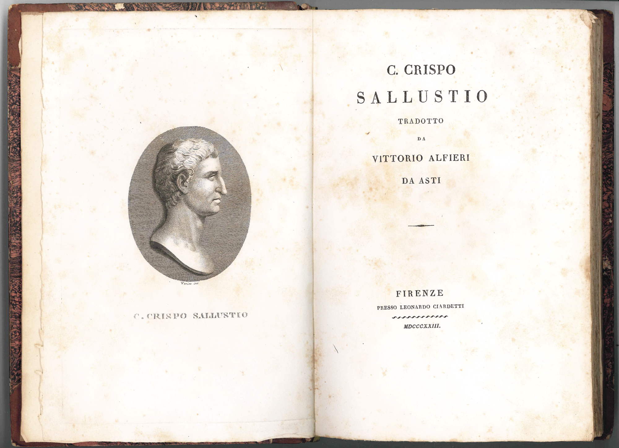 C. Crispo Sallustio tradotto da Vittorio Alfieri da Asti