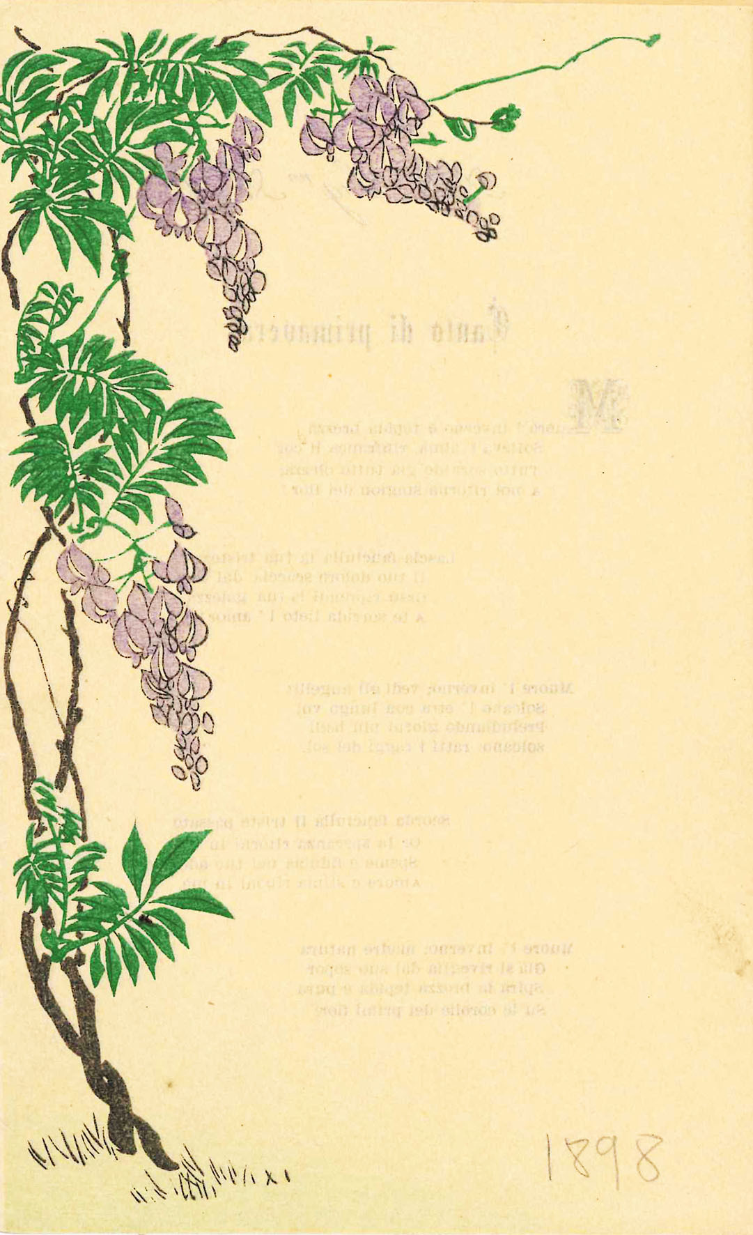 Canto di Primavera, alla signorina A. M.