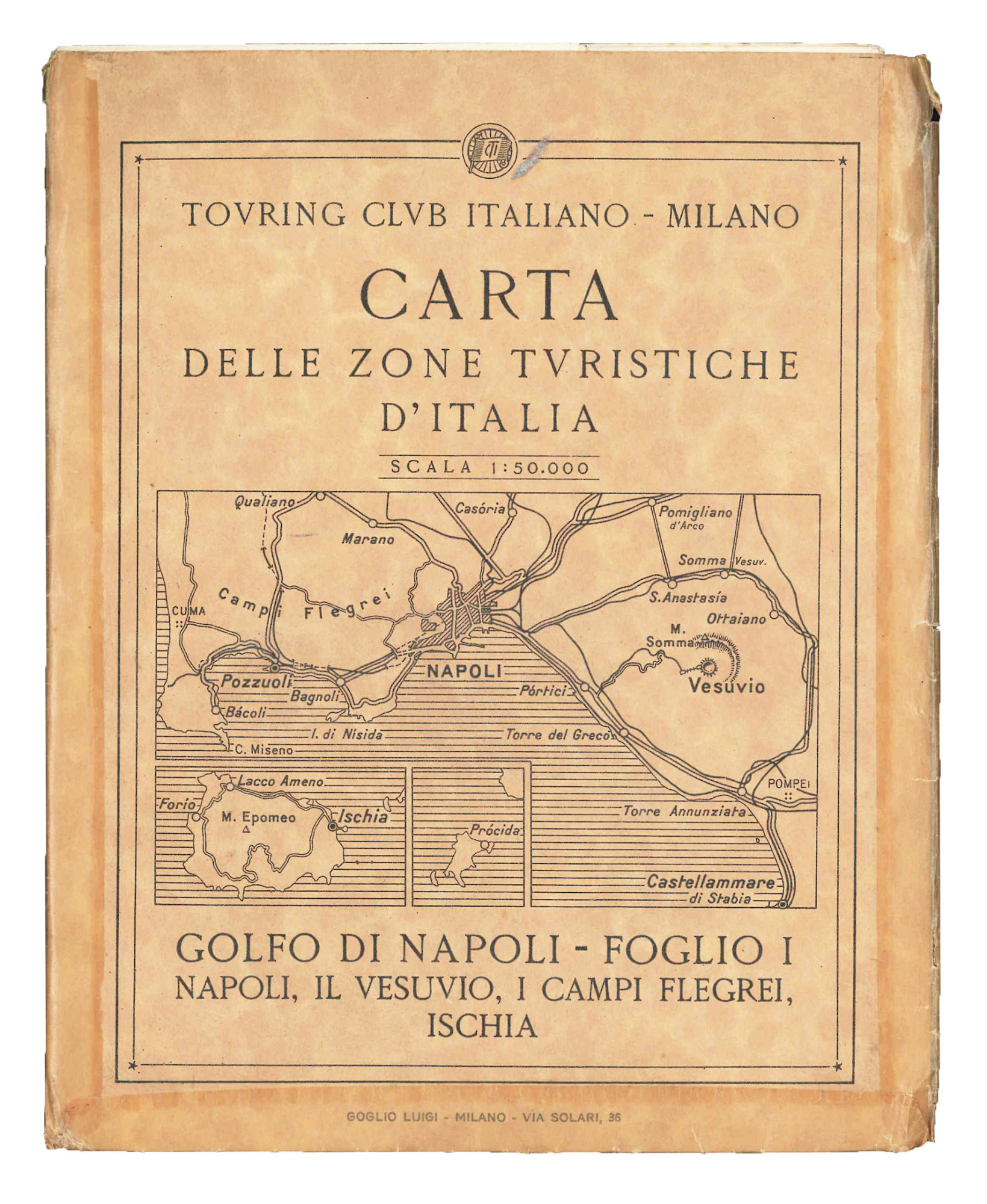 Carta delle zone turistiche d'Italia. Lotto di 6 carte: Val …