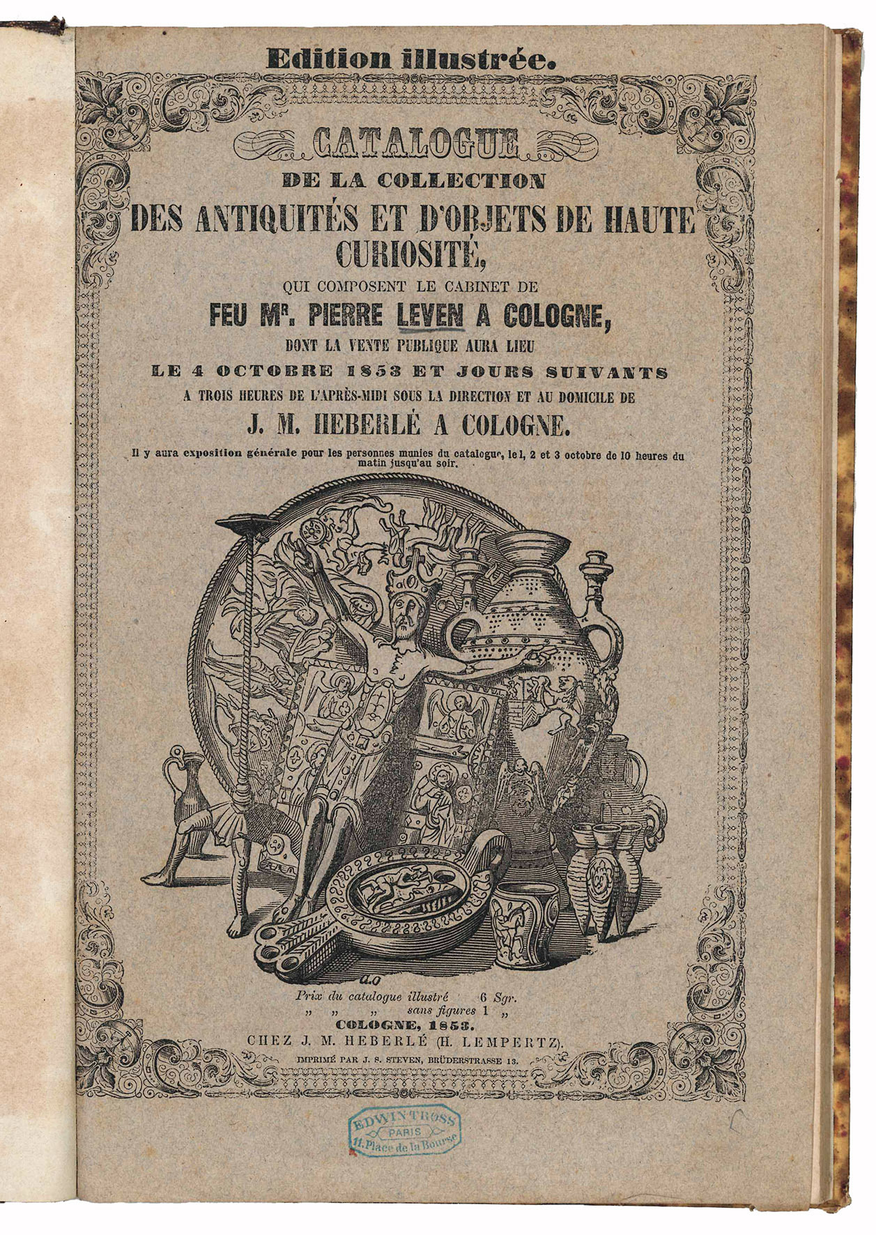 Catalogue de la collection des antiquités et d'objets de haute …