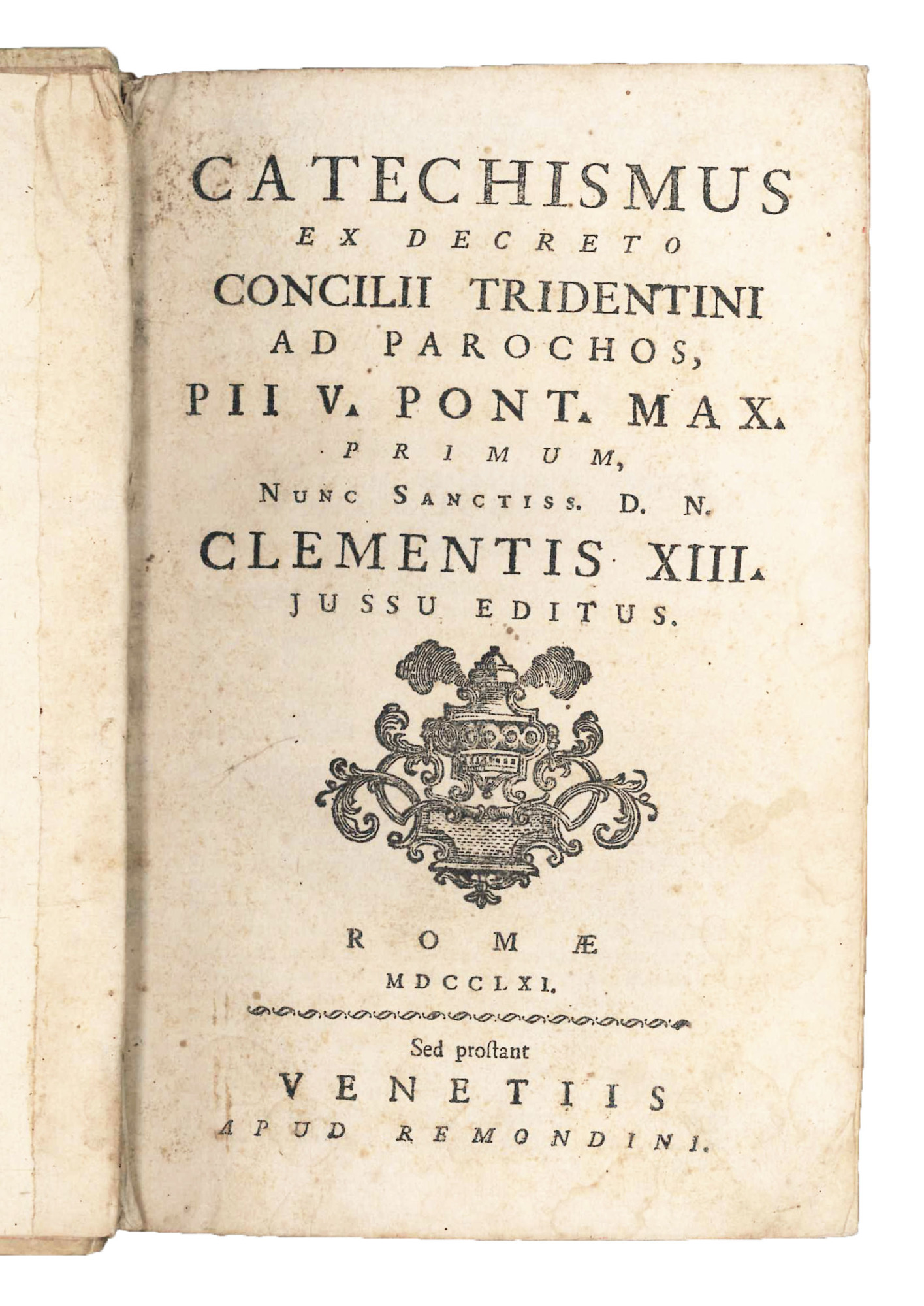 Catechismus ex decreto Concilii Tridentini ad parochos, Pii V pont. …