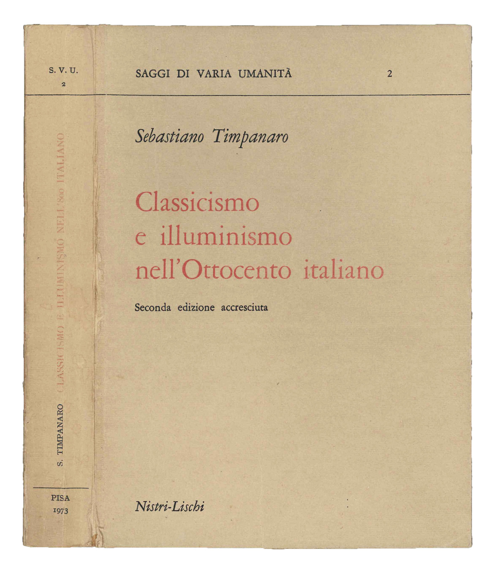 Classicismo e Illuminismo nell'Ottocento italiano.