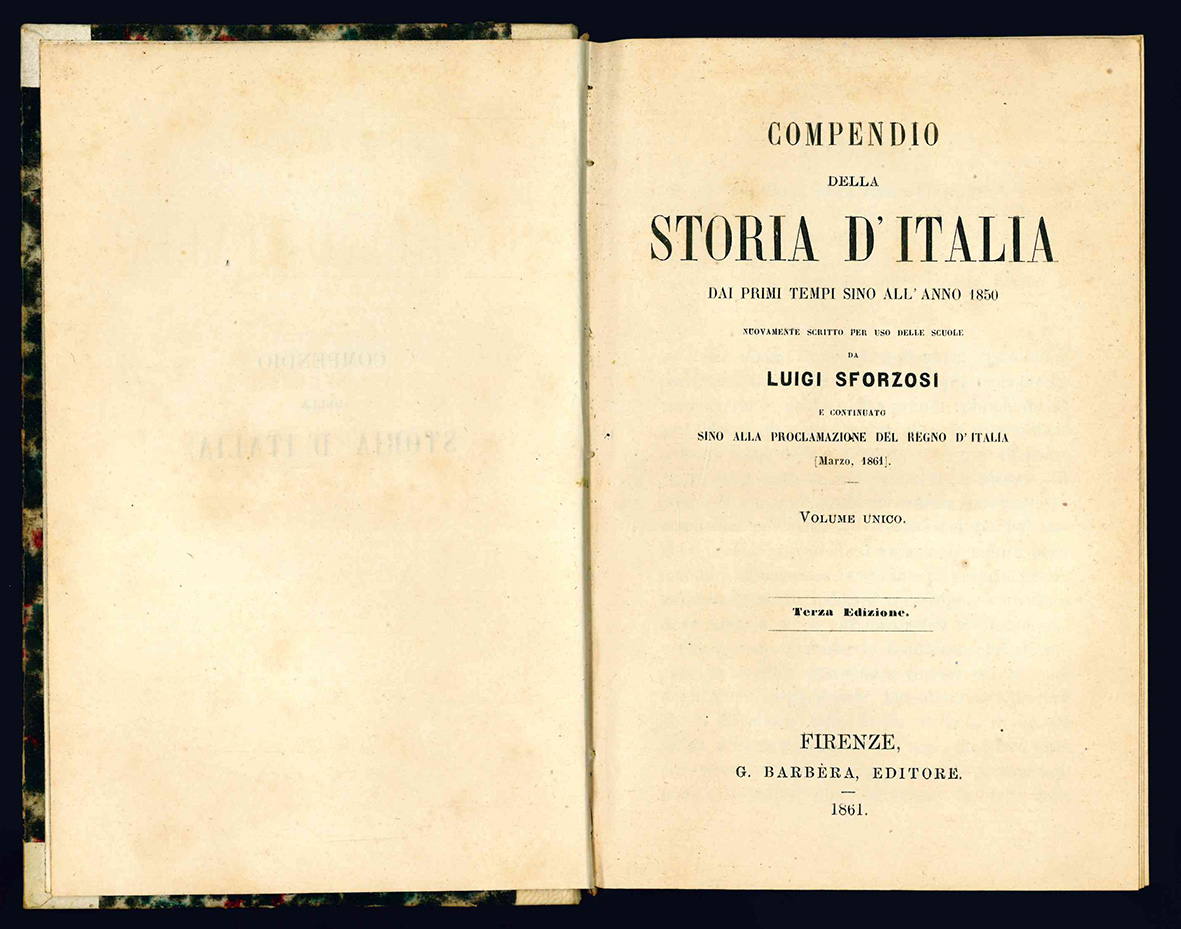 Compendio della storia d'Italia dai primi tempi sino all'anno 1850. …