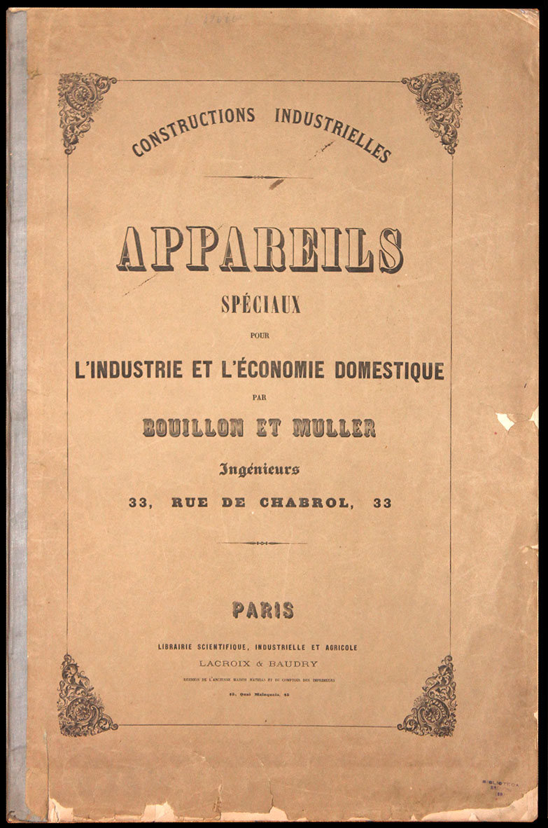 Constructions industrielles. Appareils speciaux pour l'industrie et l'économie domestique.