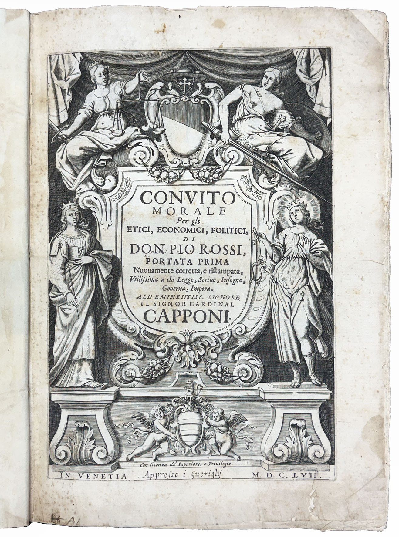 Convito morale per gli etici, economici, politici, di don Pio …