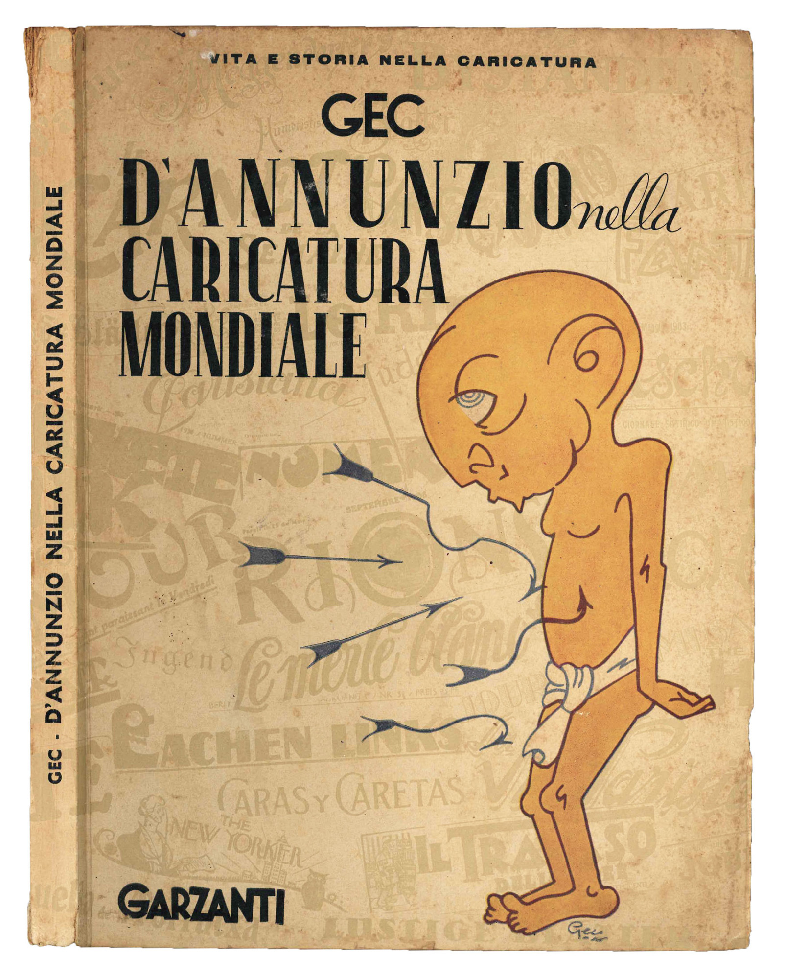 D'Annunzio nella caricatura mondiale.