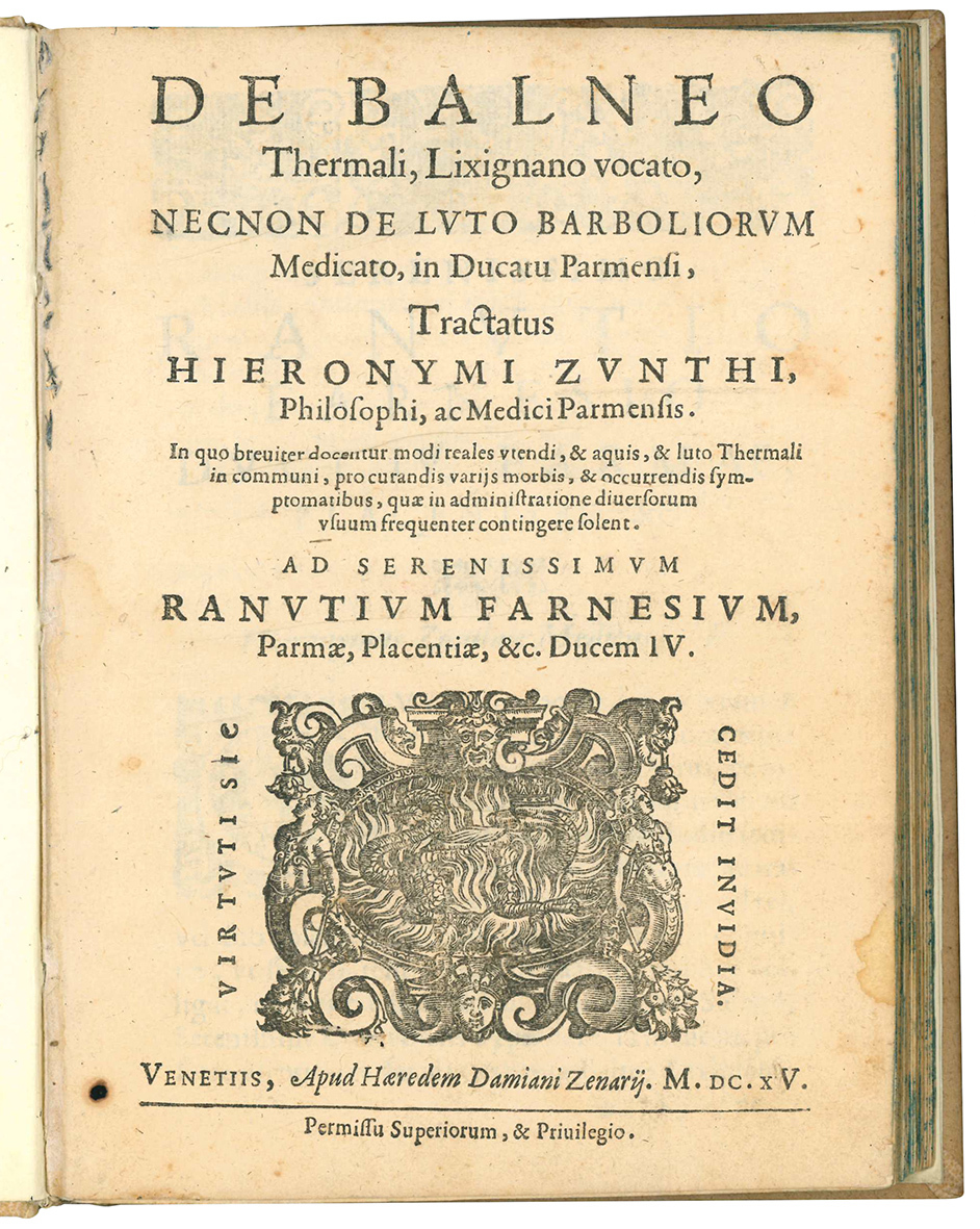 De balneo thermali, Lixignano vocato, necnon de luto barboliorum medicato, …