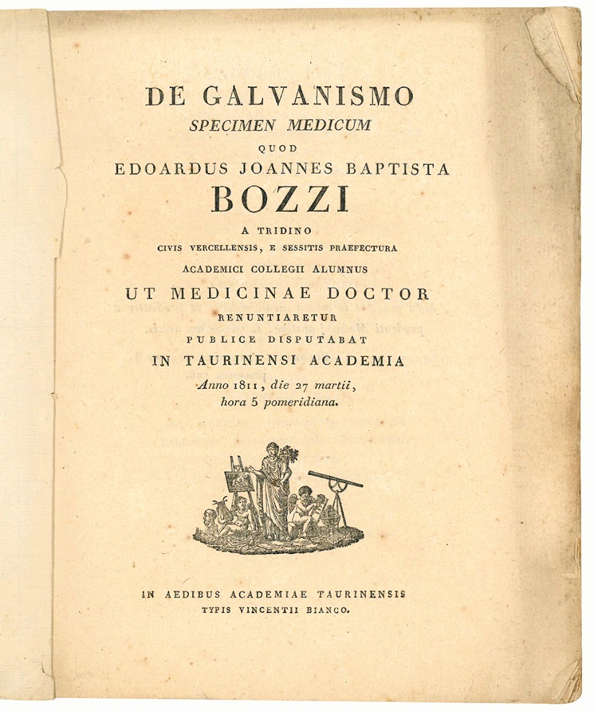 De galvanismo specimen medicum quod Edoardus Joannes Baptista Bozzi a …