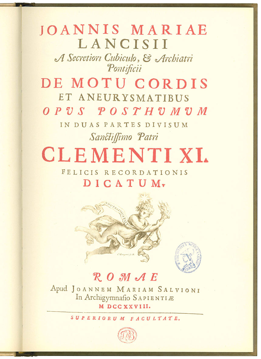 De motu cordis et aneurysmatibus. Opus posthumum in duas partes …