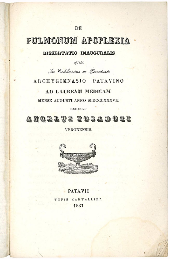 De pulmonum apoplexia. Dissertatio inauguralis quam in celeberrimo ac pervetusto …