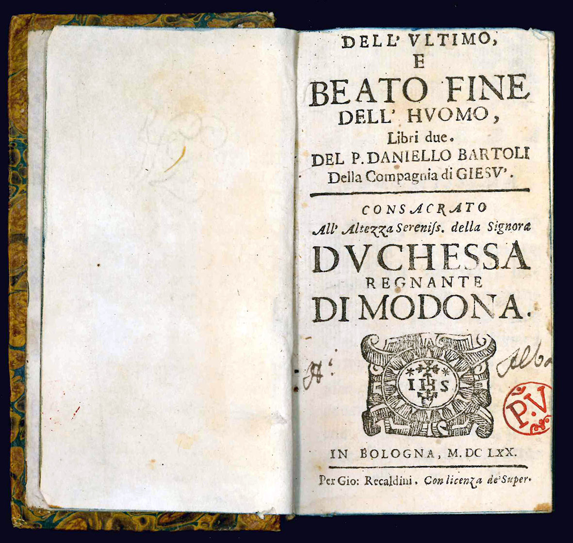 Dell'ultimo, e beato fine dell'huomo, Libri due. Del P. Daniello …