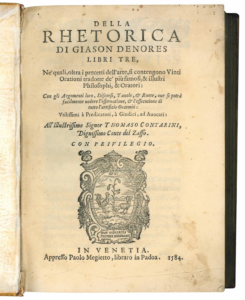 Della rhetorica [...] libri tre, ne' quali, oltra i precetti …
