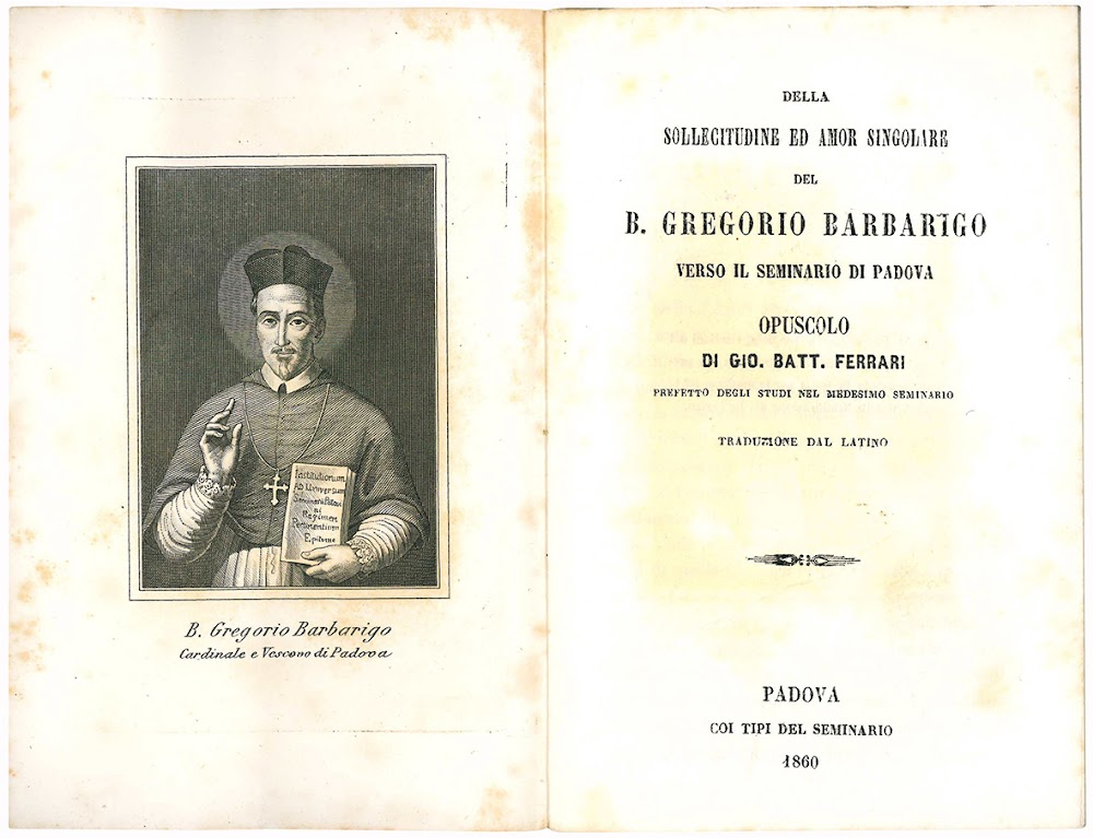 Della sollecitudine ed amor singolare del B. Gregorio Barbarigo verso …