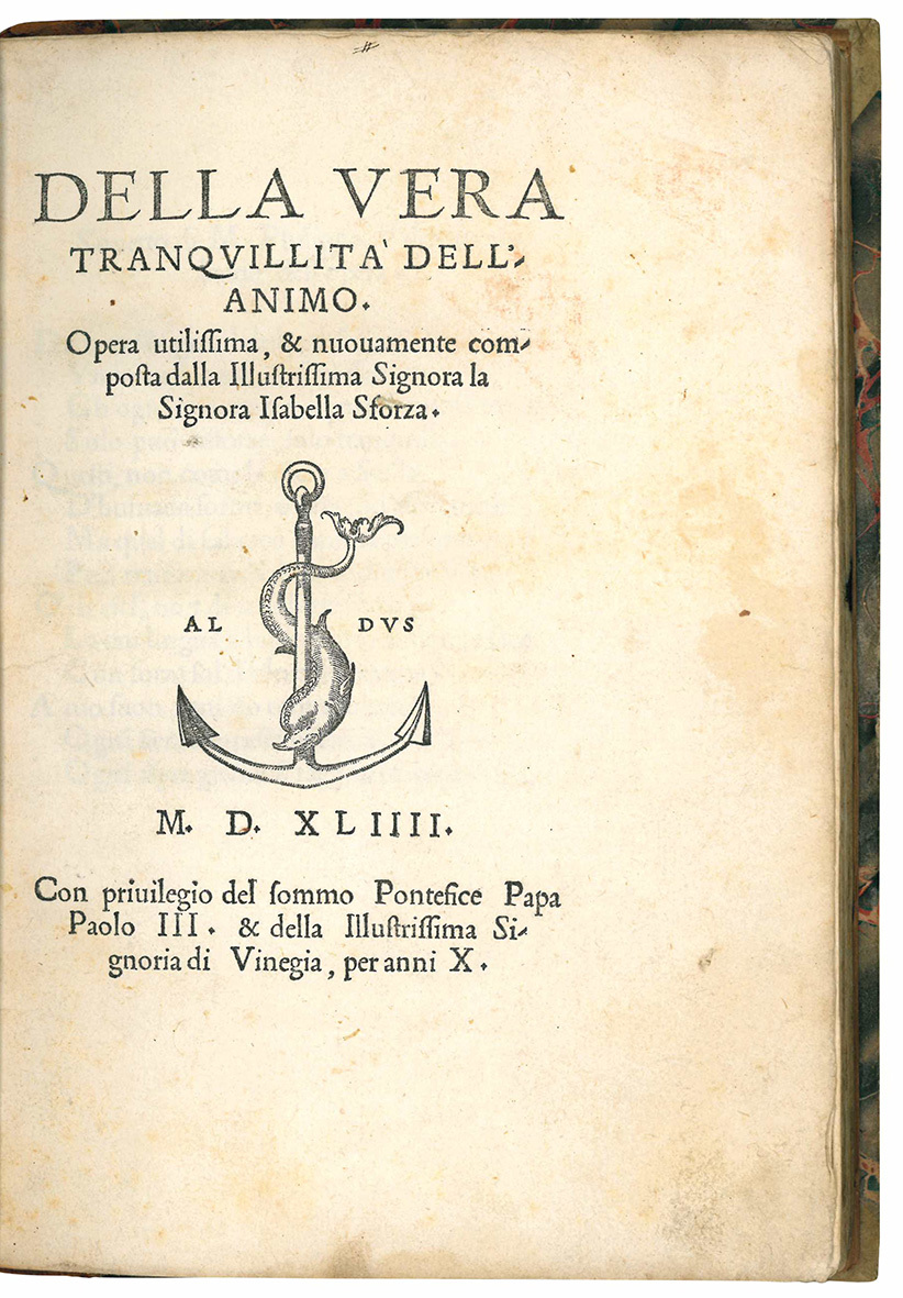 Della vera tranquillità dell'animo